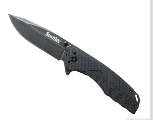 Smith’s Battleplan Black Stonewash Blade Folding ~ 2.78″ Blade